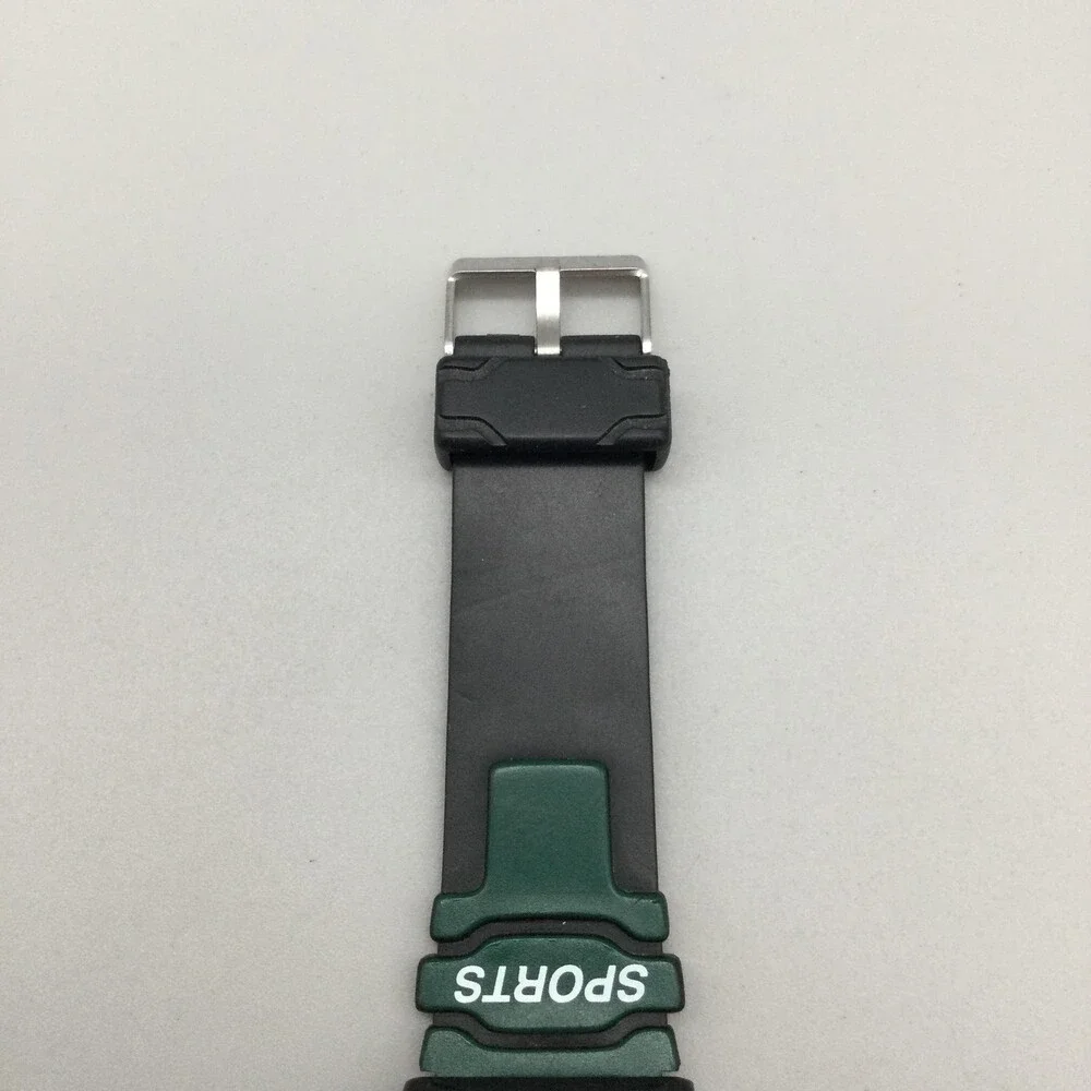 Vintage SEGA-GLO Sega Sports Mens Watch 43mm Digital Chronograph New Battery
